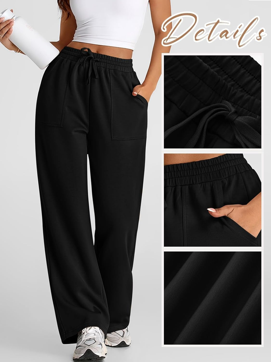 PaceDry Women's Wide-Leg Track Pants - Image 4