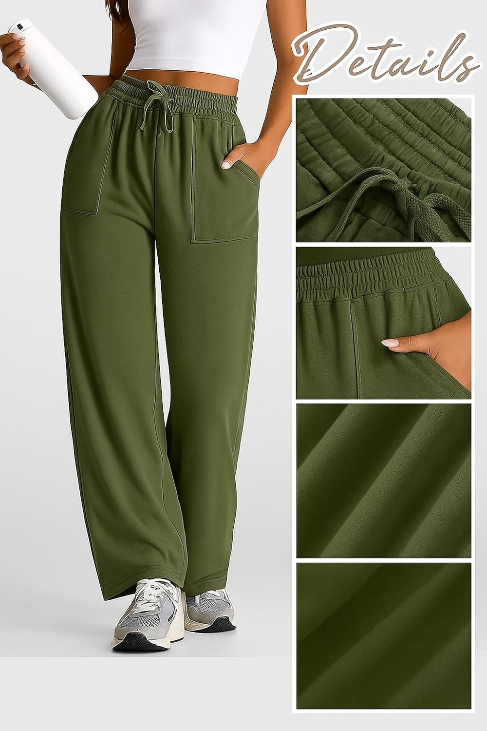 PaceDry Women's Wide-Leg Track Pants - Image 10