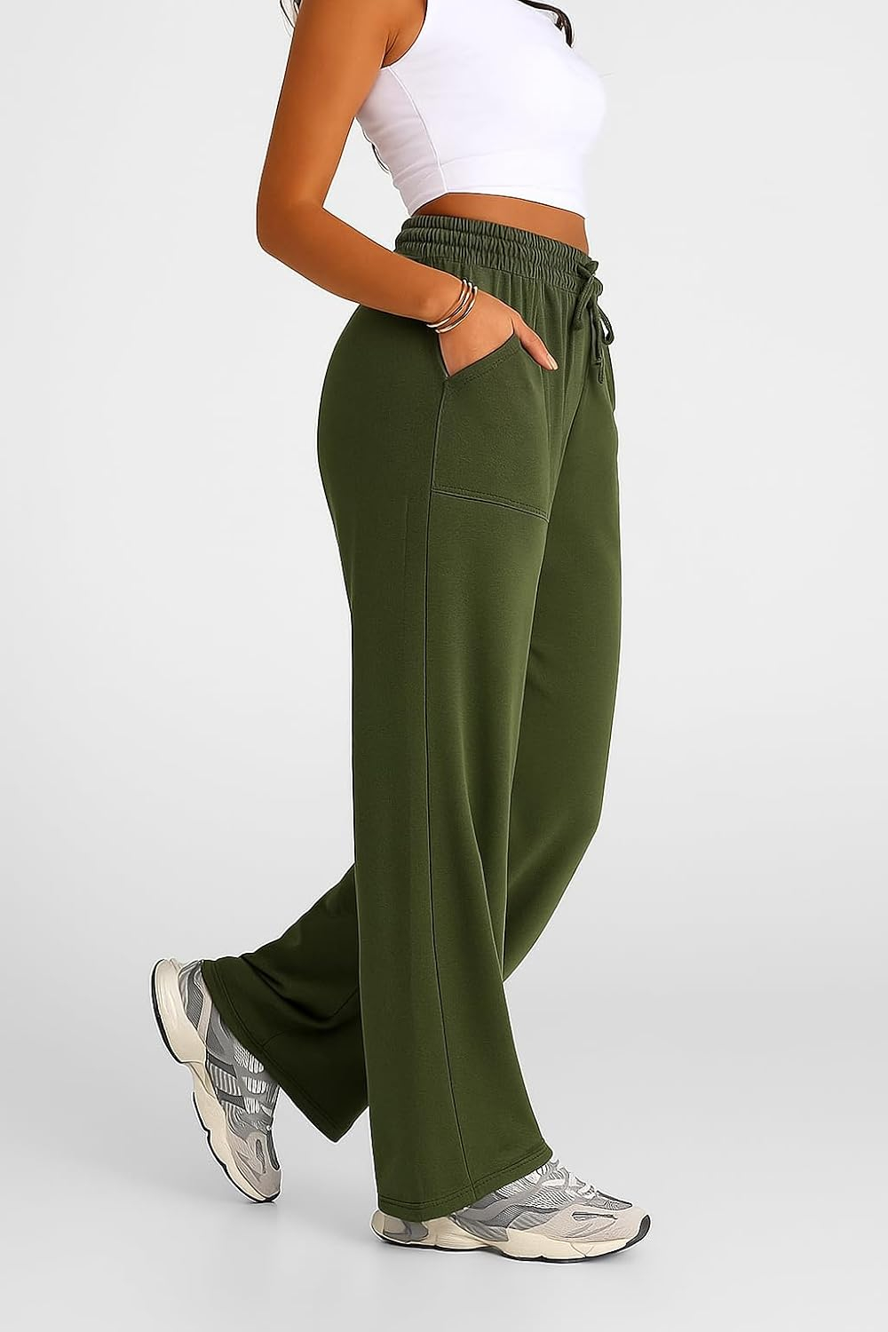 PaceDry Women's Wide-Leg Track Pants - Image 11