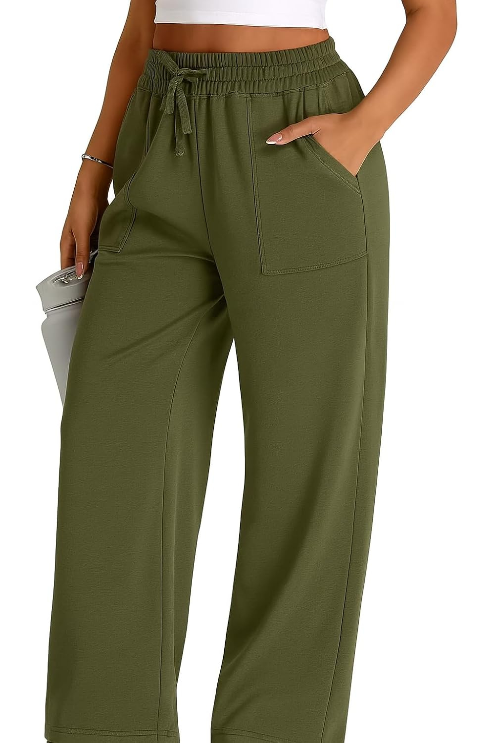 PaceDry Women's Wide-Leg Track Pants - Image 13