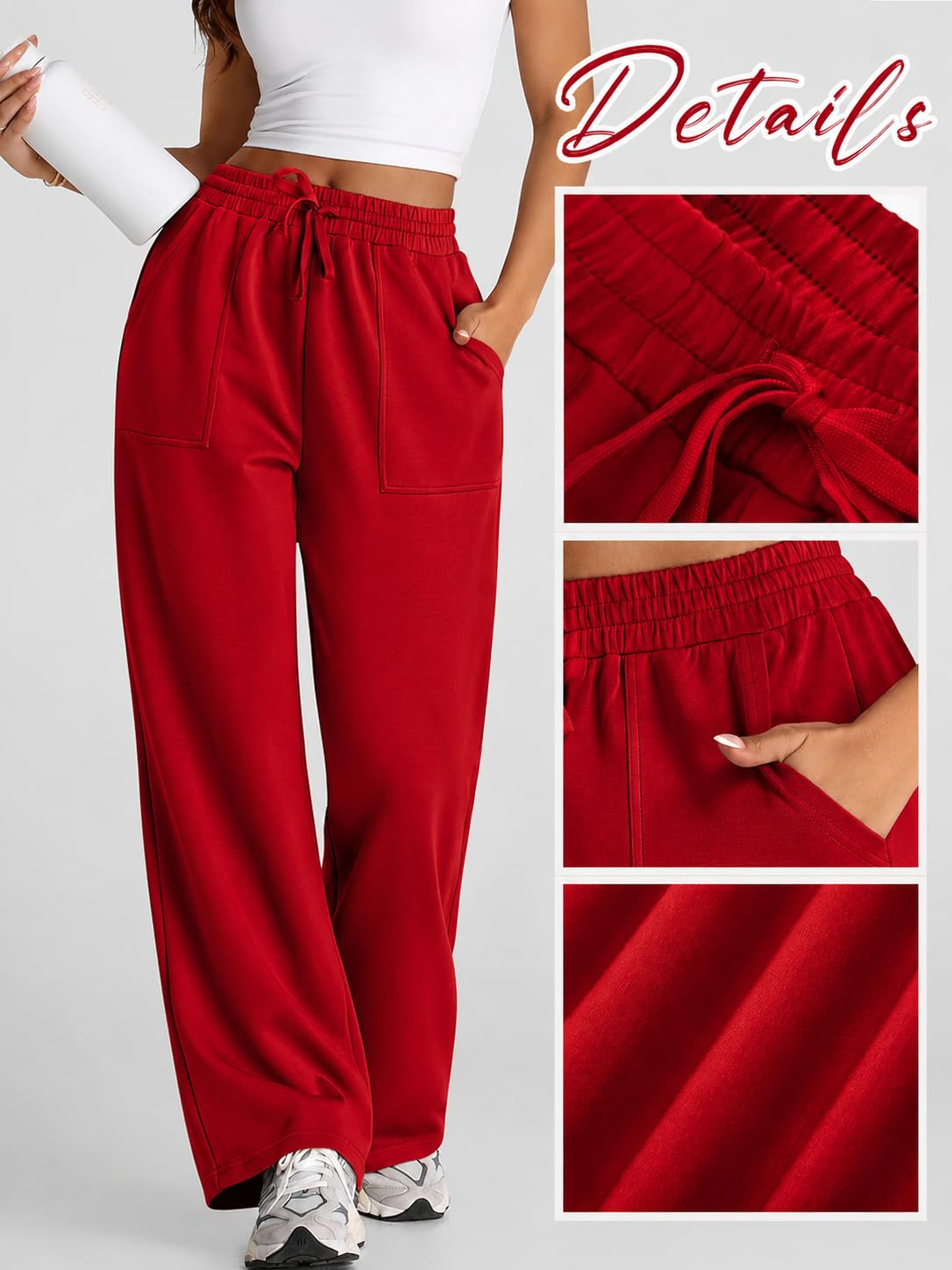 PaceDry Women's Wide-Leg Track Pants - Image 16