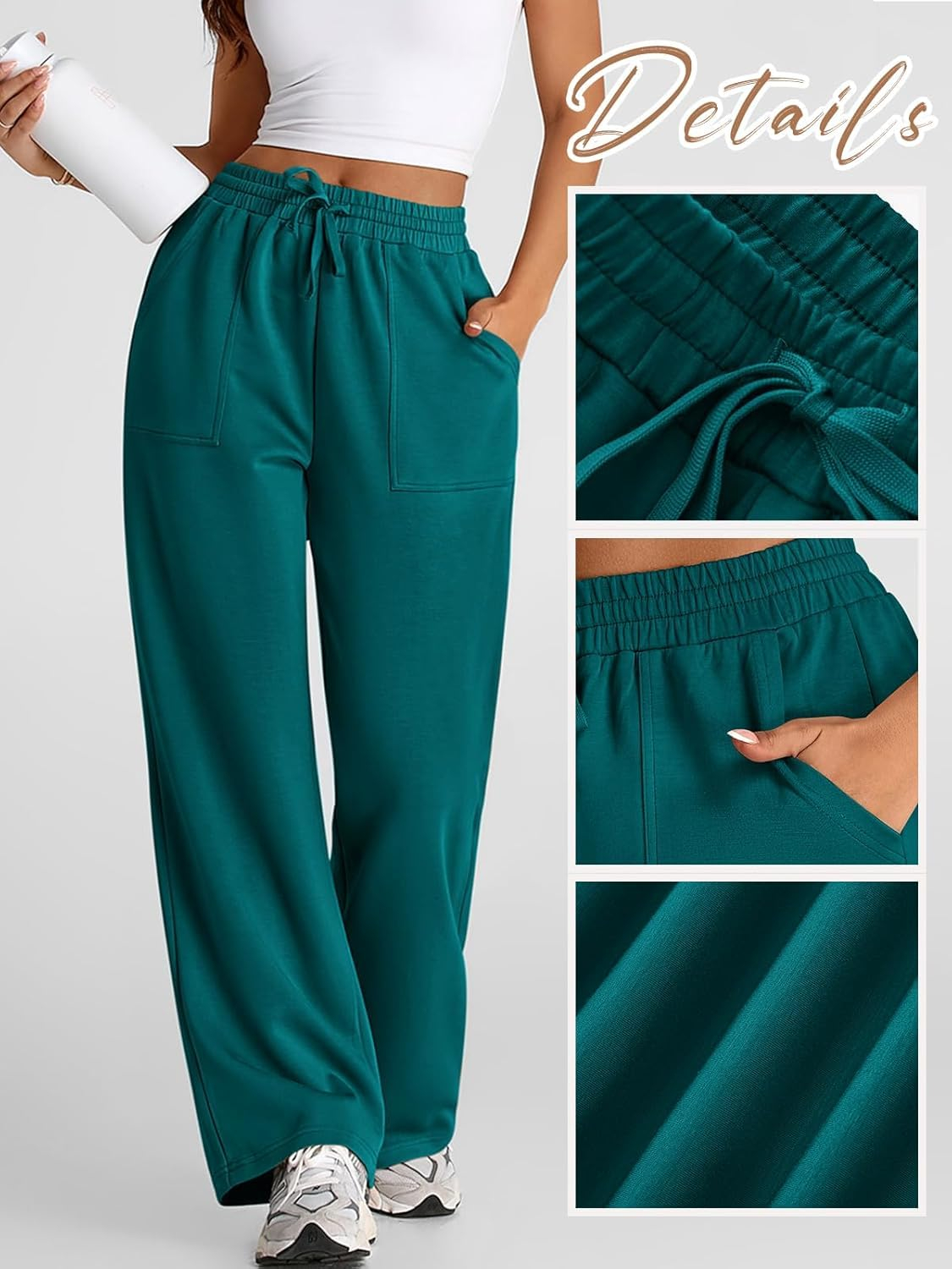 PaceDry Women's Wide-Leg Track Pants - Image 37