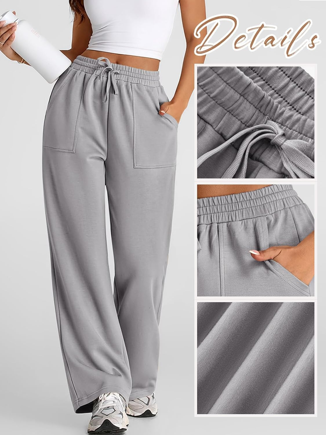 PaceDry Women's Wide-Leg Track Pants - Image 43