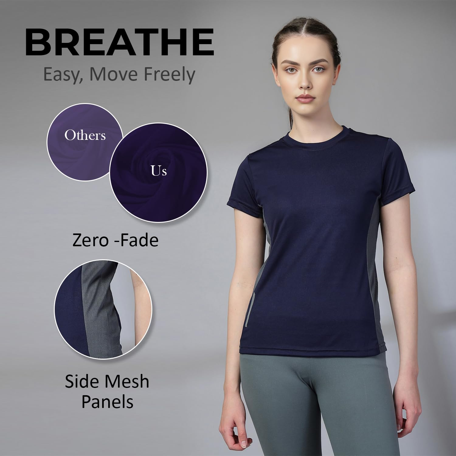 SprintLite Women's Quick-Dry Gym T-Shirt - Image 10