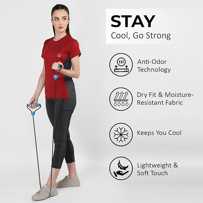 SprintLite Women's Quick-Dry Gym T-Shirt - Image 56