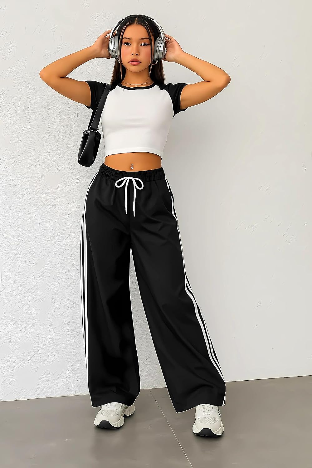 RelaxMove Women's Wide-Leg Track Pants - Image 8