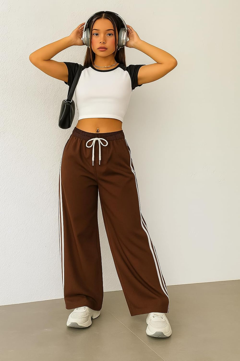RelaxMove Women's Wide-Leg Track Pants - Image 32