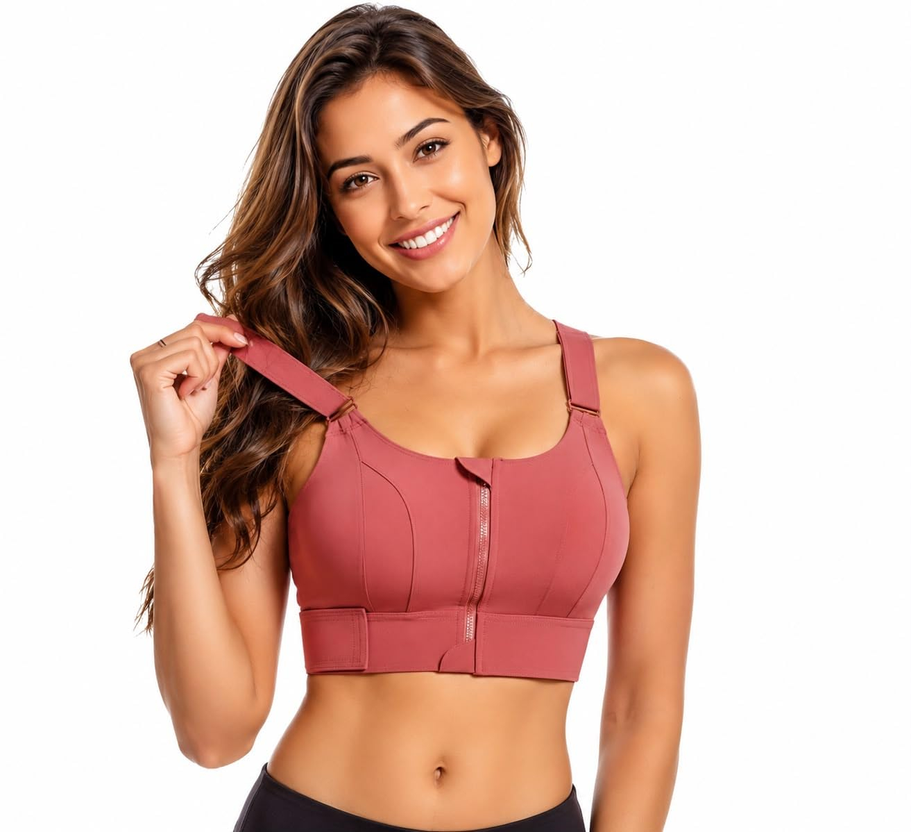 FrontFlex Women's Front-Zip Sports Bra