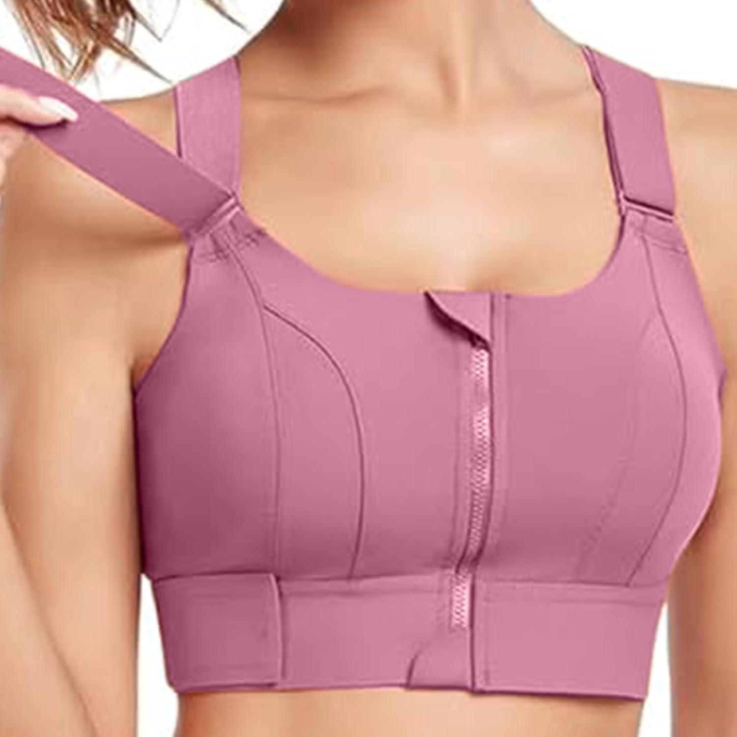 FrontFlex Women's Front-Zip Sports Bra - Image 15