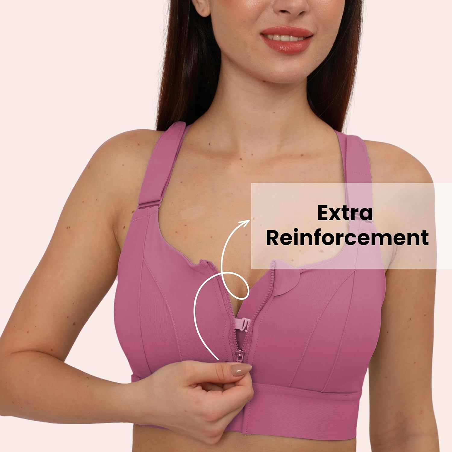 FrontFlex Women's Front-Zip Sports Bra - Image 19
