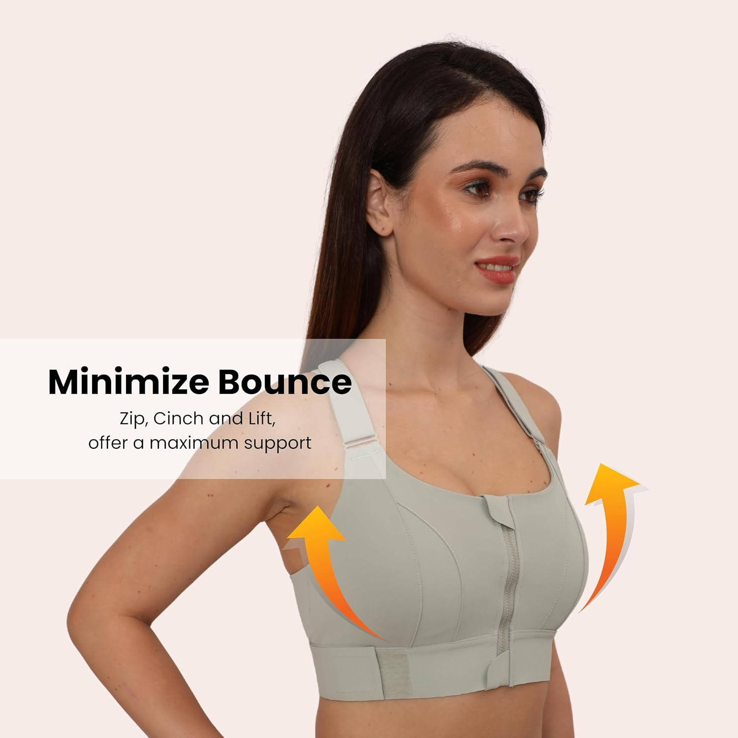 FrontFlex Women's Front-Zip Sports Bra - Image 35