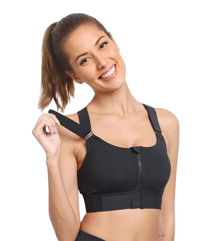 FrontFlex Women's Front-Zip Sports Bra - Image 37
