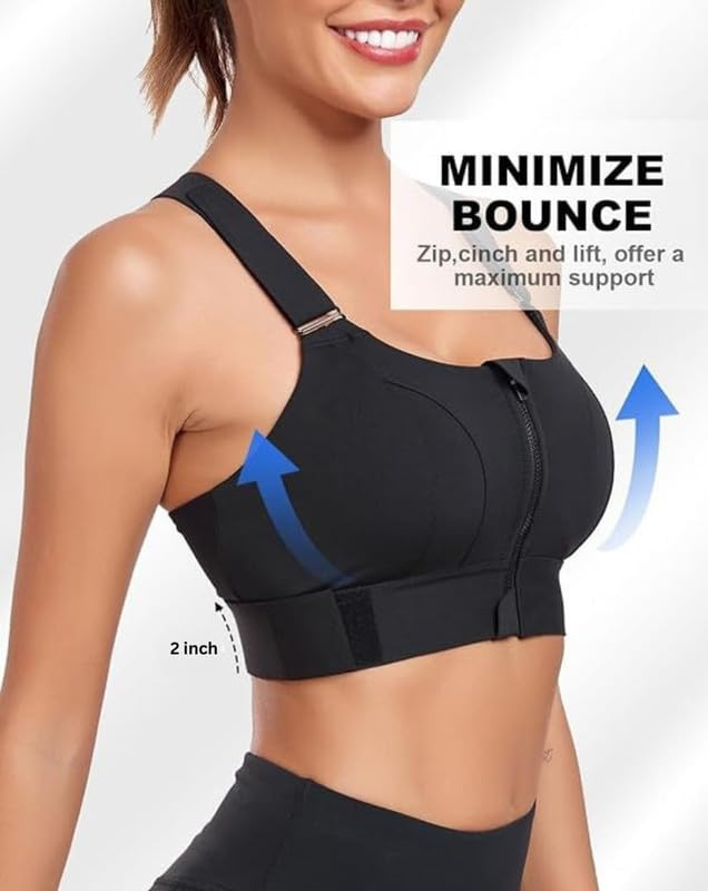 FrontFlex Women's Front-Zip Sports Bra - Image 39