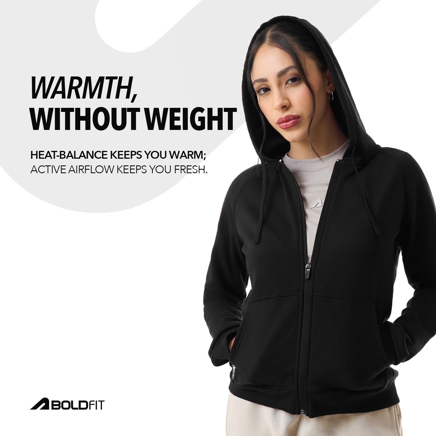 CozyStride Women's Zip-Up Hoodie - Image 5