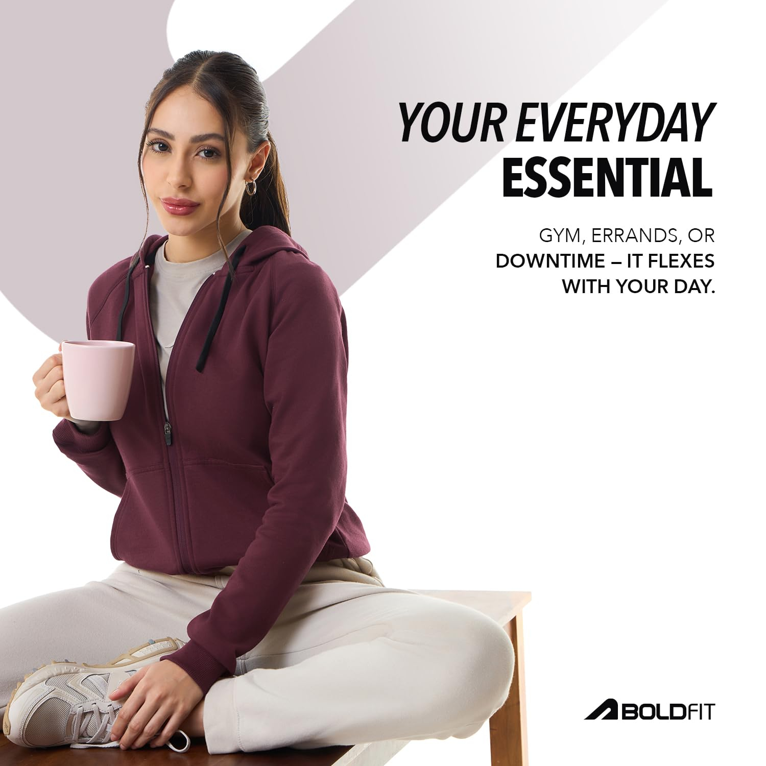 CozyStride Women's Zip-Up Hoodie - Image 12