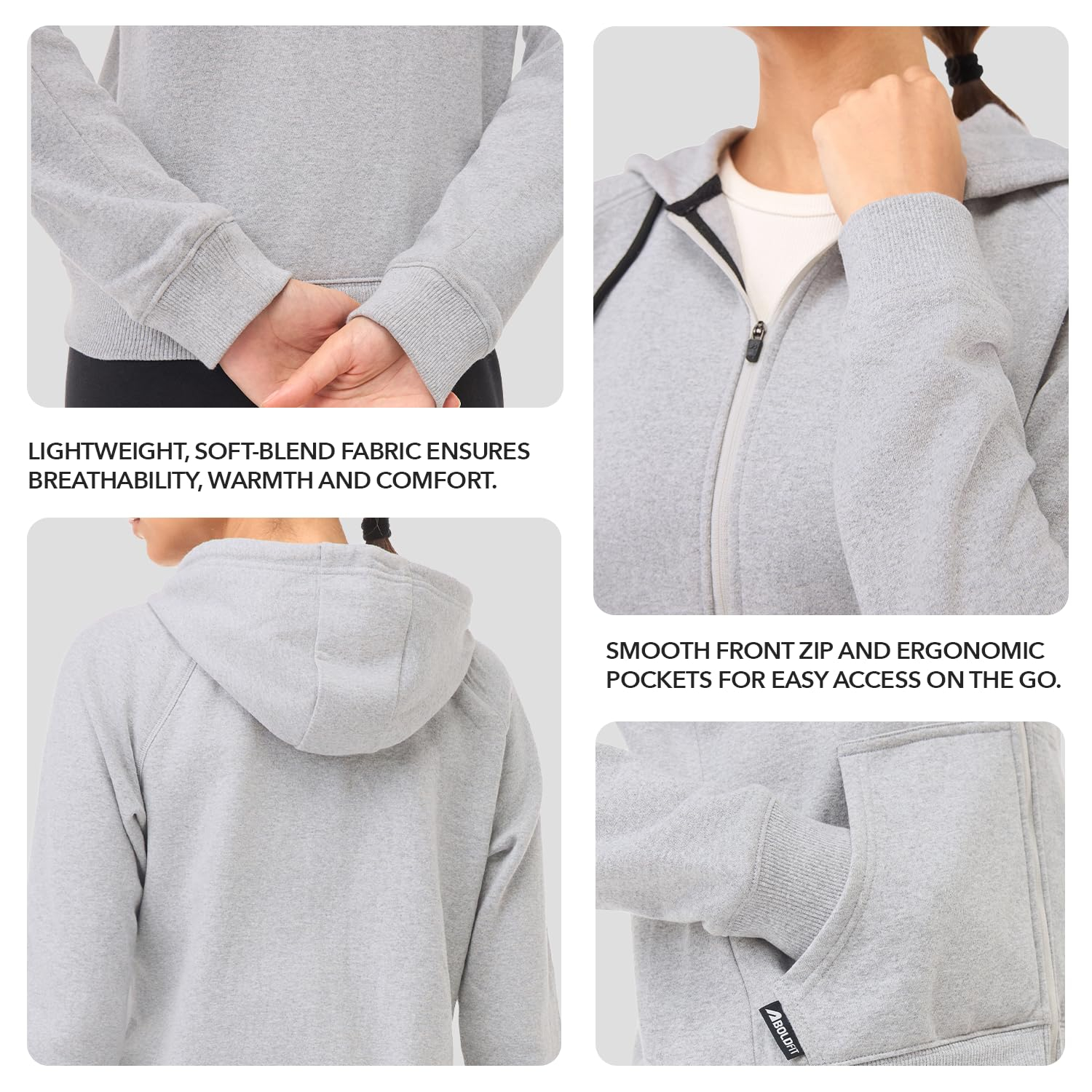 CozyStride Women's Zip-Up Hoodie - Image 15