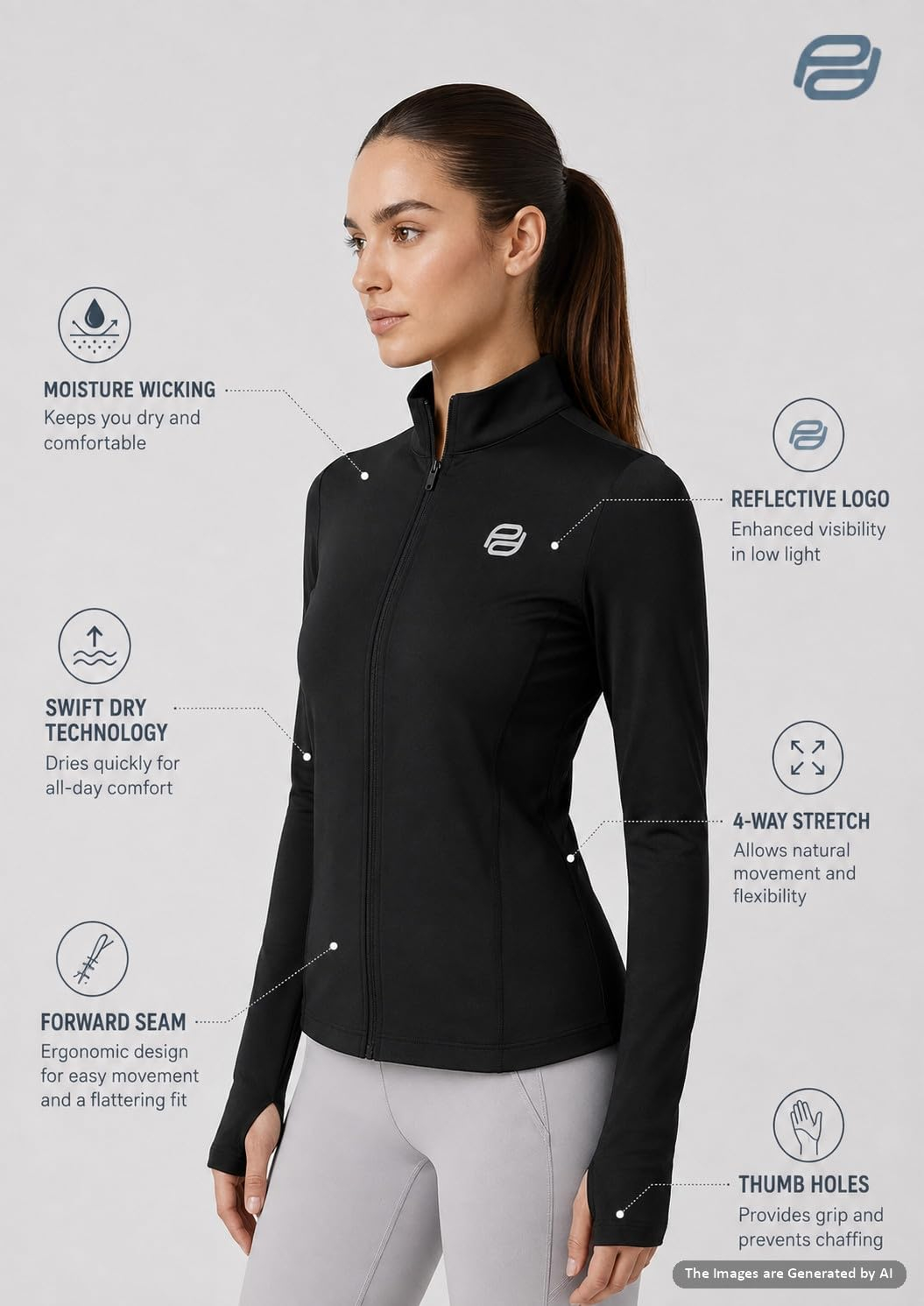 CoreLift Women's Workout Jacket - Image 10
