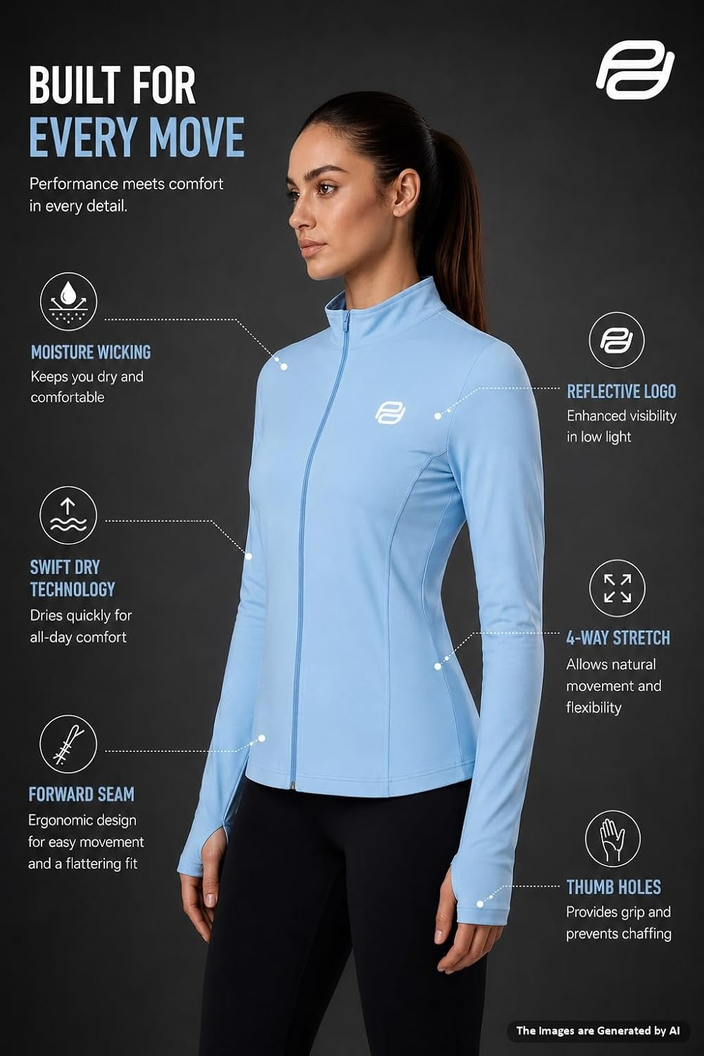 CoreLift Women's Workout Jacket - Image 20