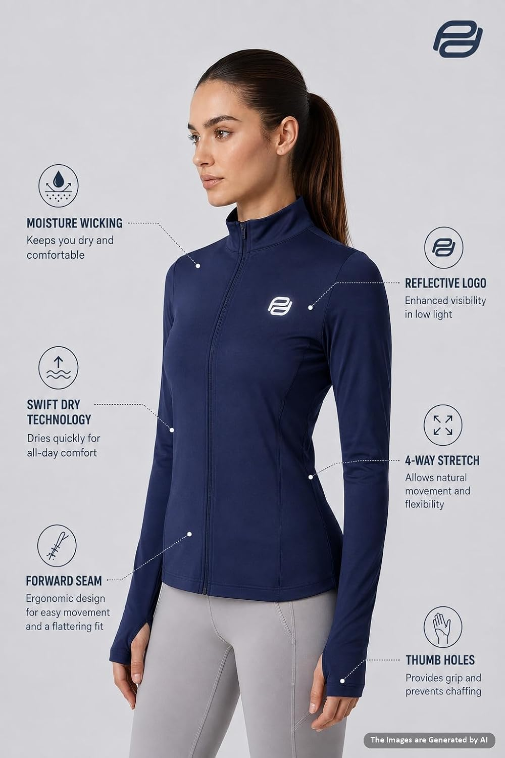 CoreLift Women's Workout Jacket - Image 30