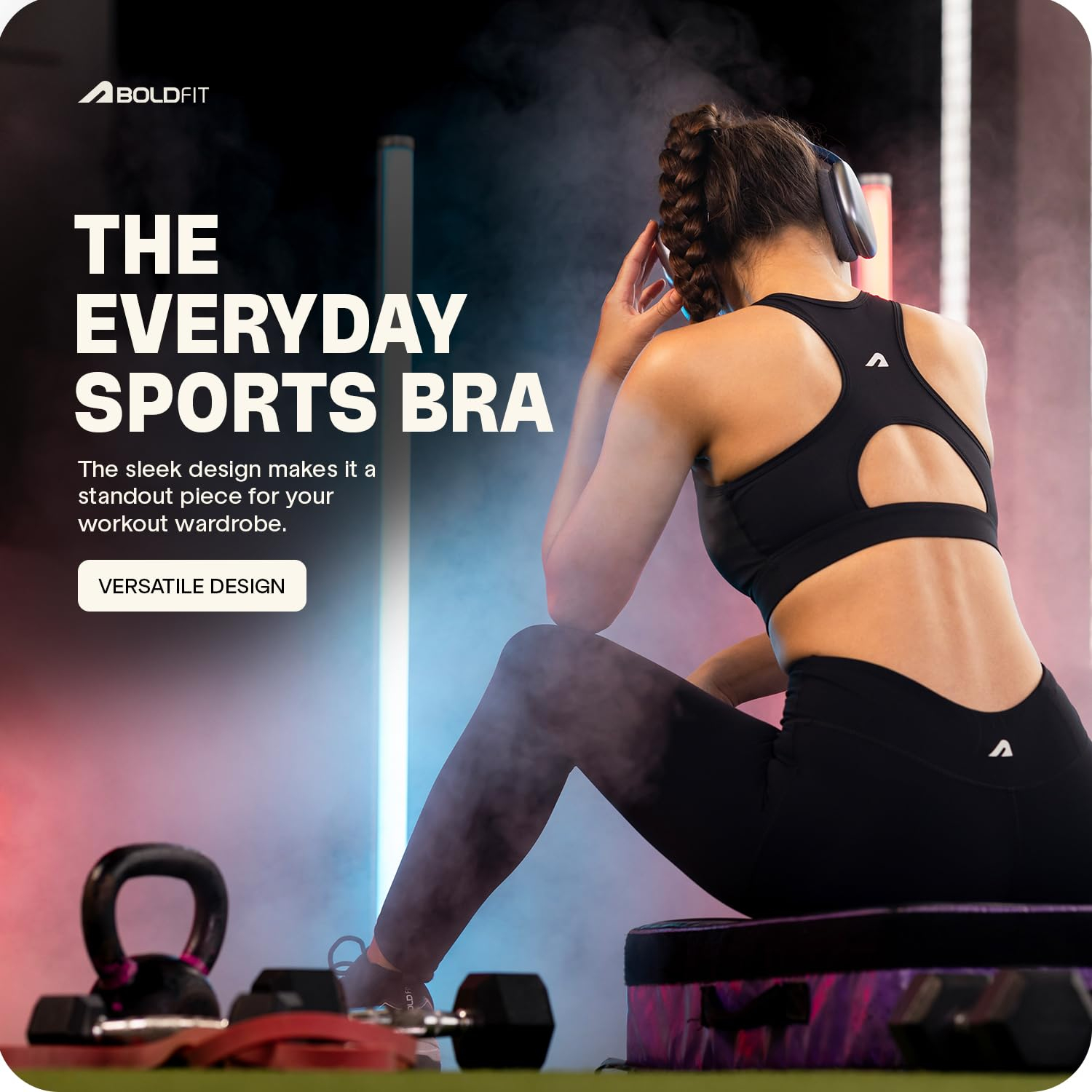 TrailMotion Women's Padded Sports Bra - Image 5