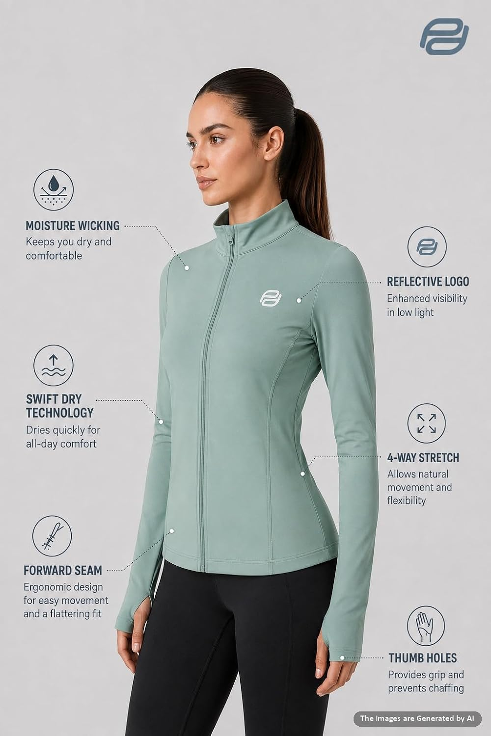 CoreLift Women's Workout Jacket - Image 64