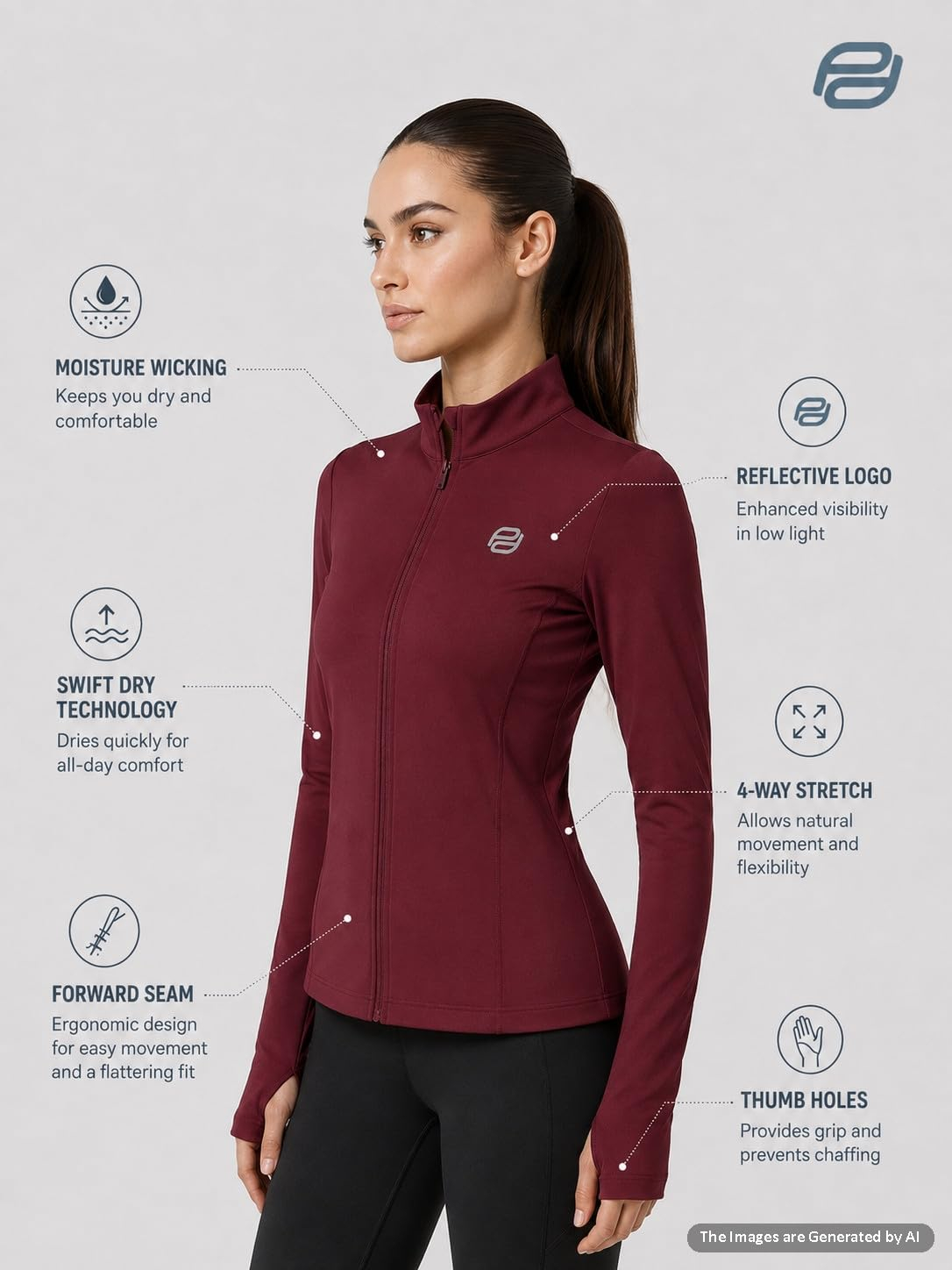 CoreLift Women's Workout Jacket - Image 94