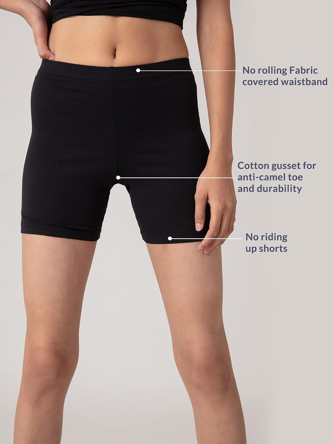 HighRise Women's Cycling Shorts - Image 3