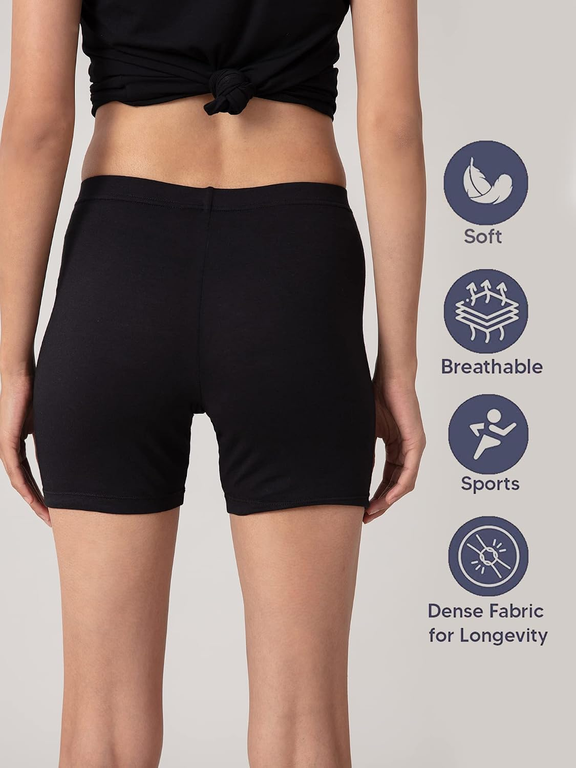 HighRise Women's Cycling Shorts - Image 4