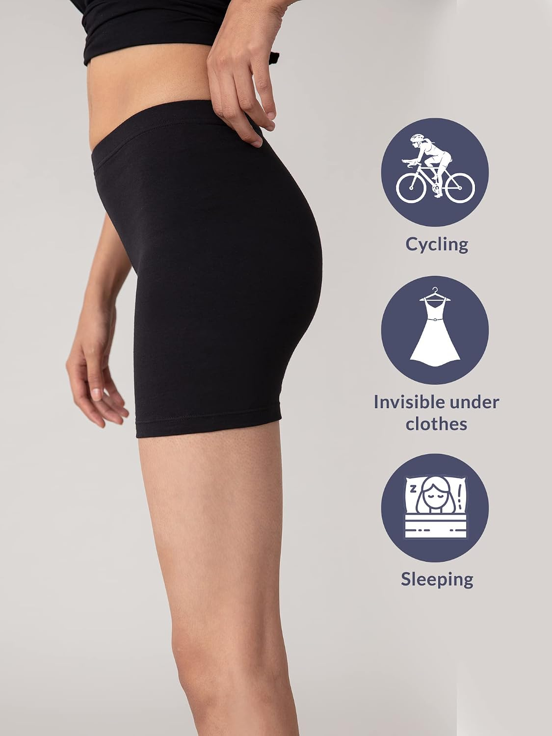 HighRise Women's Cycling Shorts - Image 5