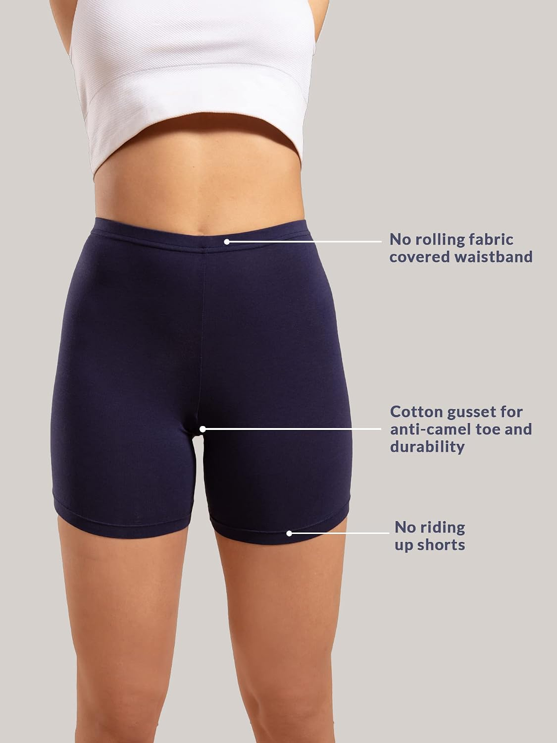 HighRise Women's Cycling Shorts - Image 30