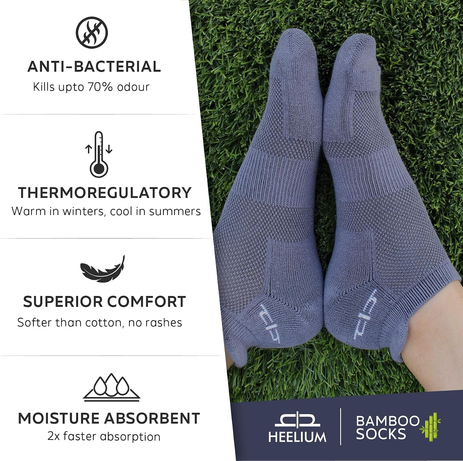 BambooBreeze Women's Bamboo Ankle Socks - Image 64