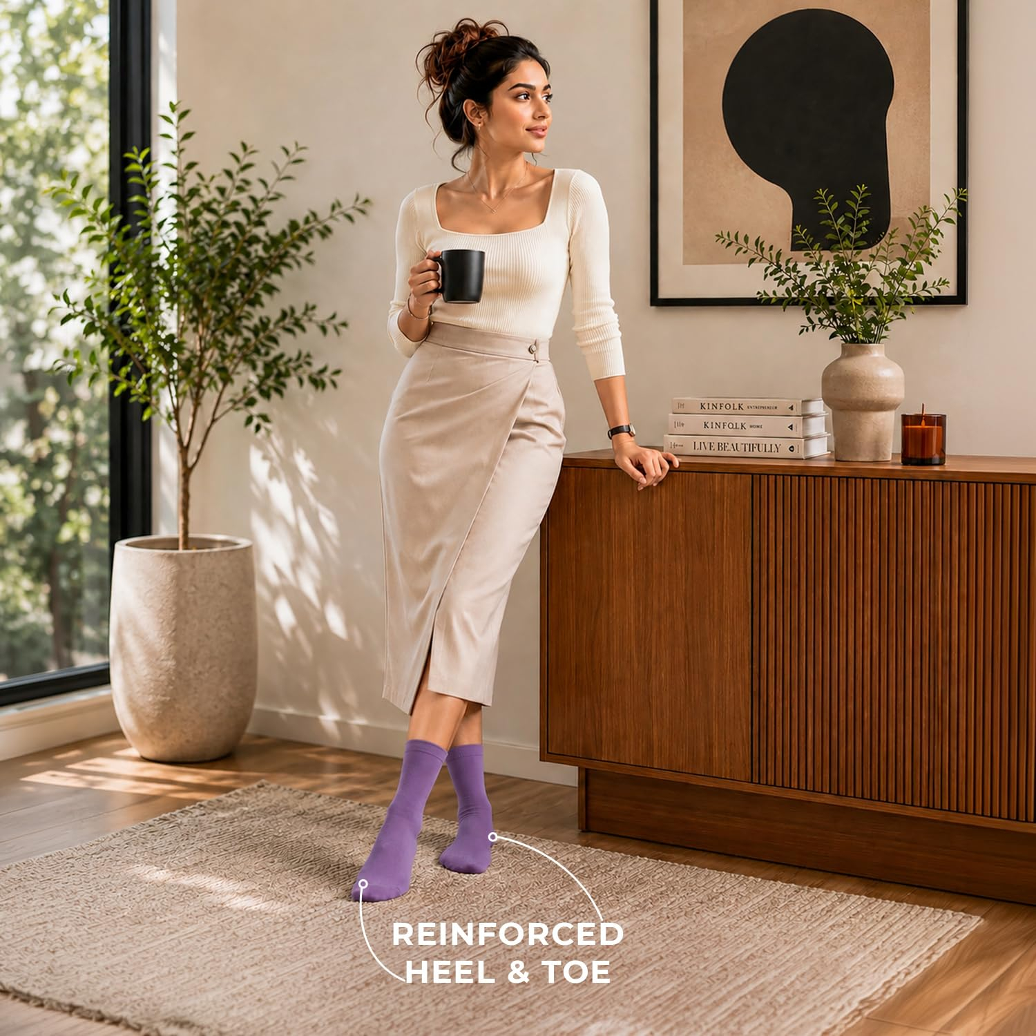 CrewCloud Women's Cotton Crew Socks - Image 26