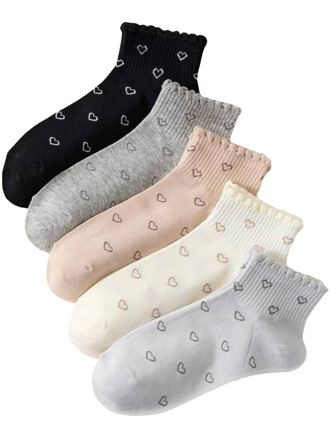WeekdaySoft Women's Cotton Ankle Socks