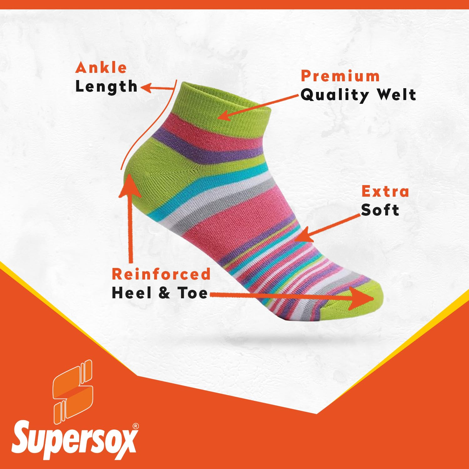 TripleEase Women's Cotton Ankle Socks - Image 17