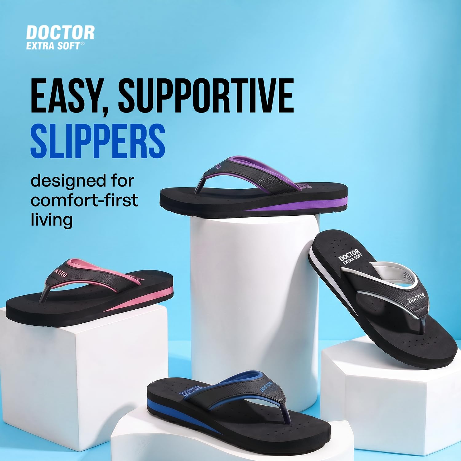 SoftLanding Women's Orthopedic Comfort Flip-Flops - Image 71