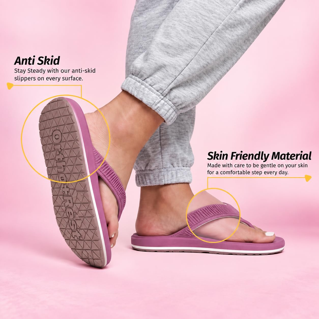RestStride Women's Orthopedic Comfort Flip-Flops - Image 7