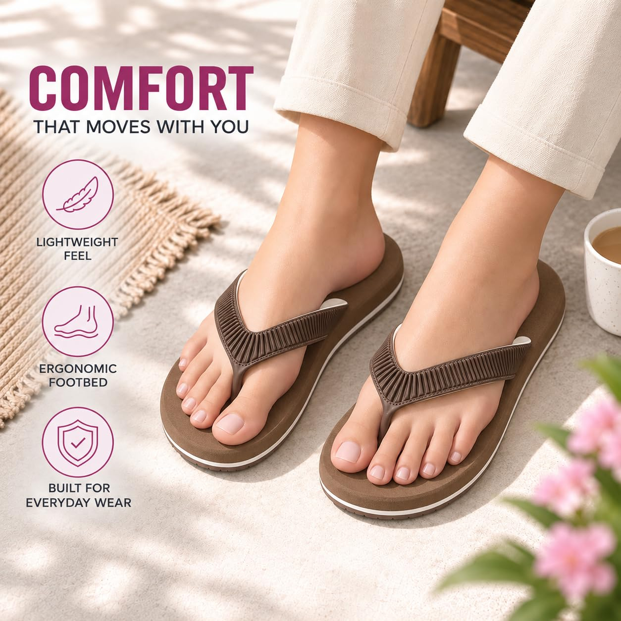 RestStride Women's Orthopedic Comfort Flip-Flops - Image 20