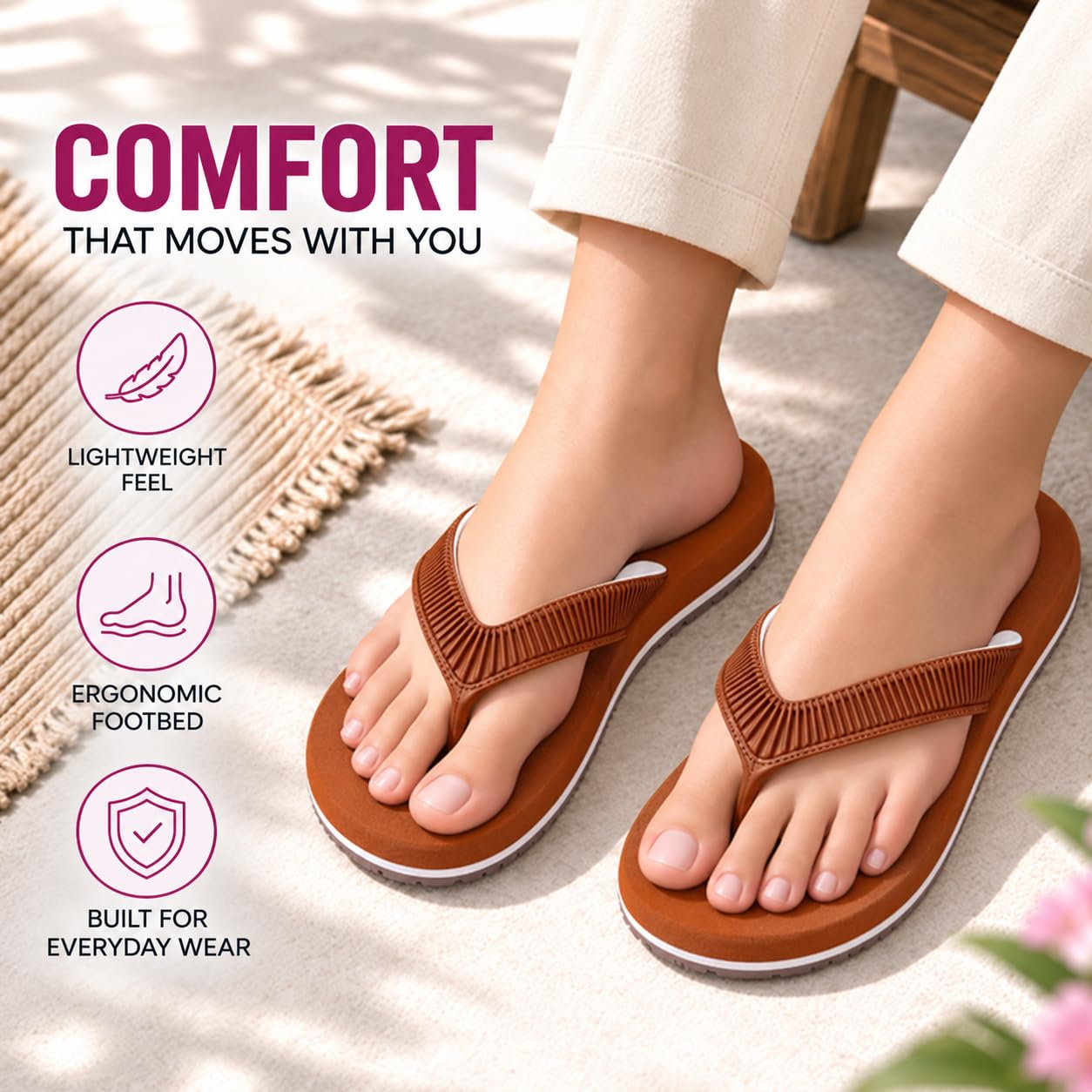 RestStride Women's Orthopedic Comfort Flip-Flops - Image 27