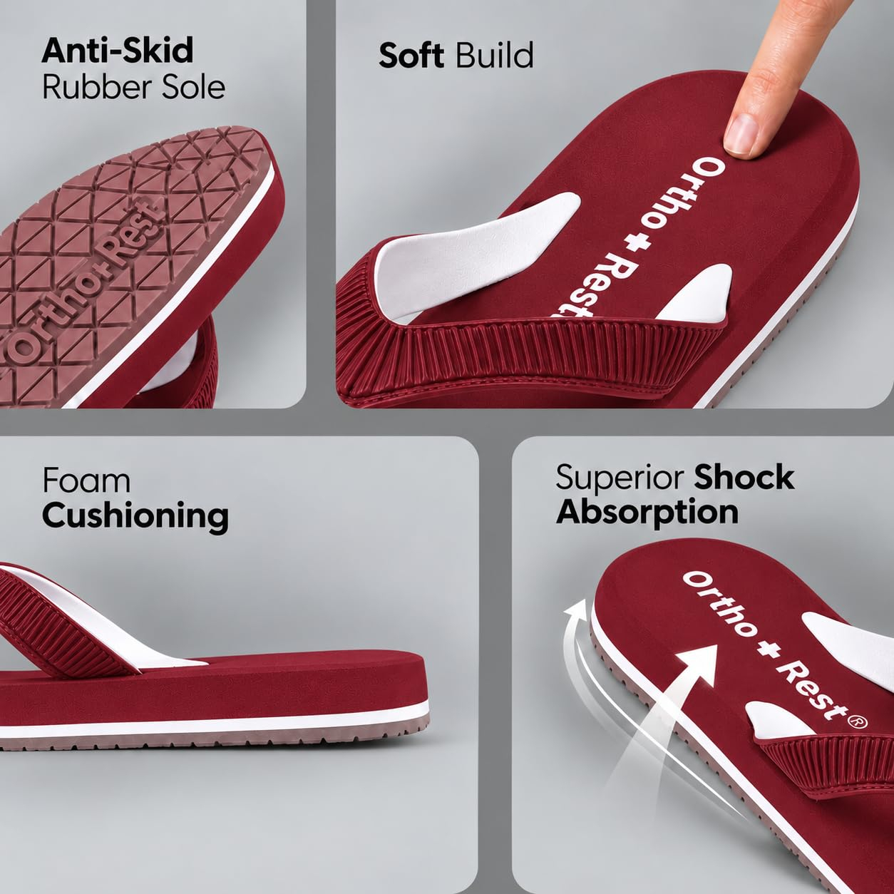 RestStride Women's Orthopedic Comfort Flip-Flops - Image 34