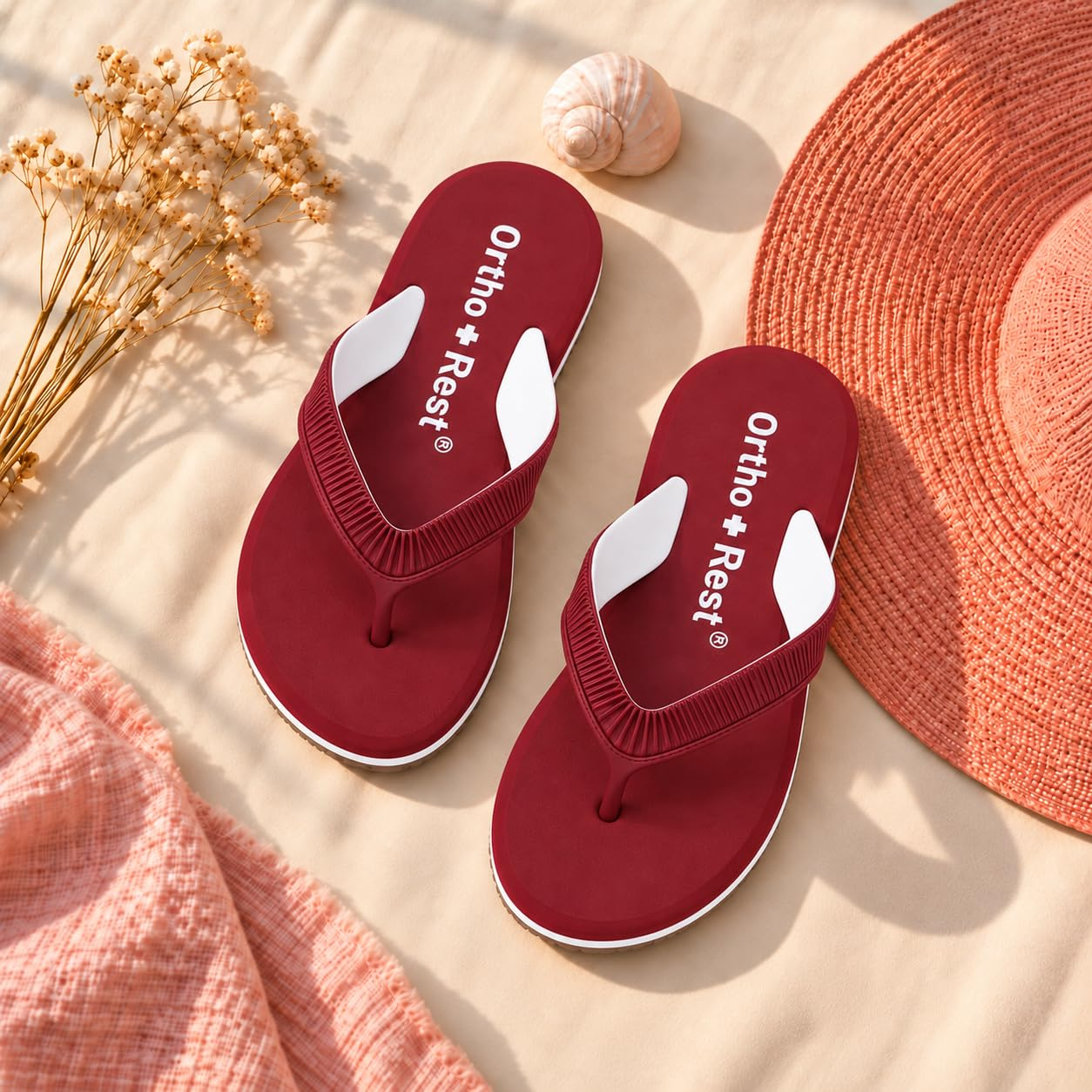 RestStride Women's Orthopedic Comfort Flip-Flops - Image 36