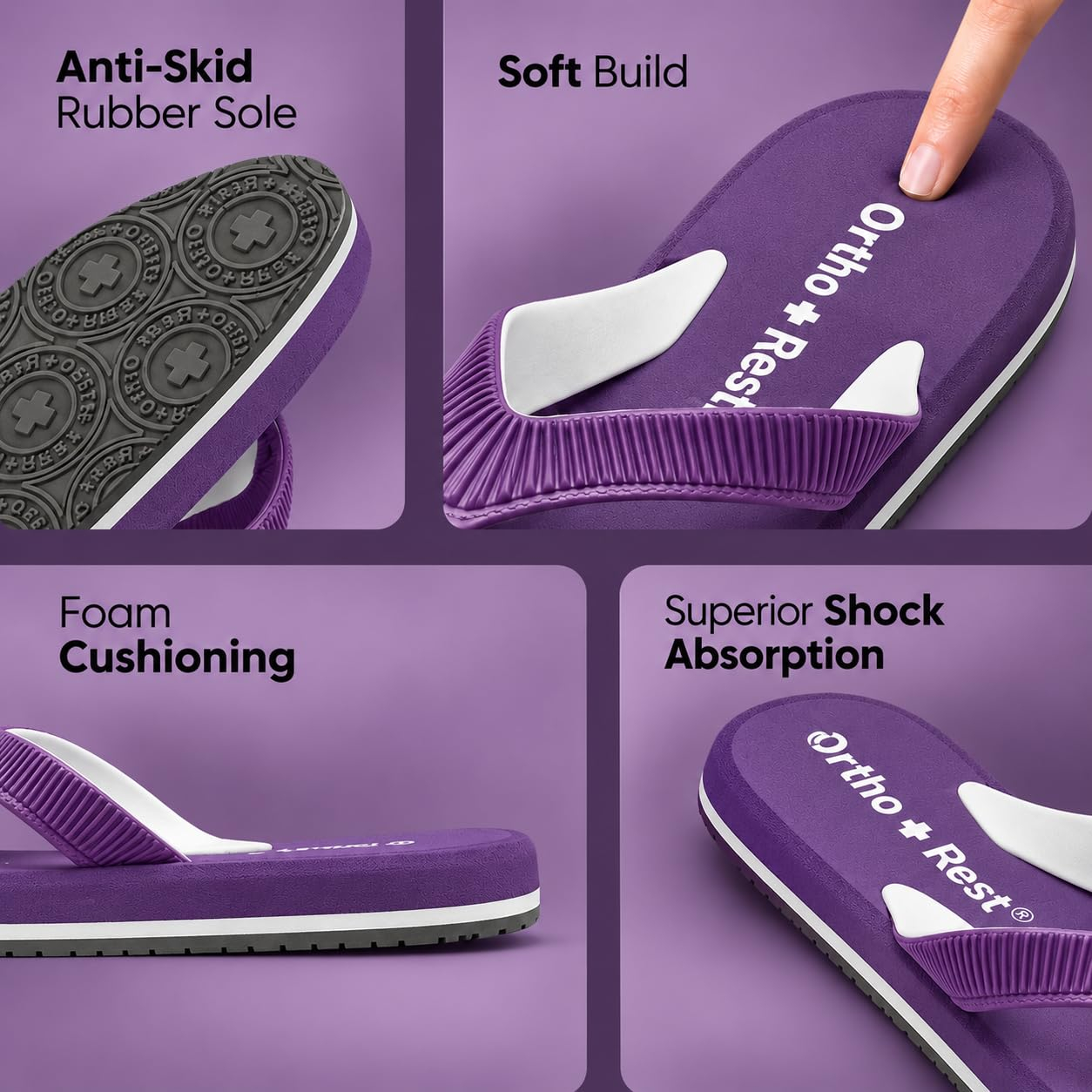 RestStride Women's Orthopedic Comfort Flip-Flops - Image 47