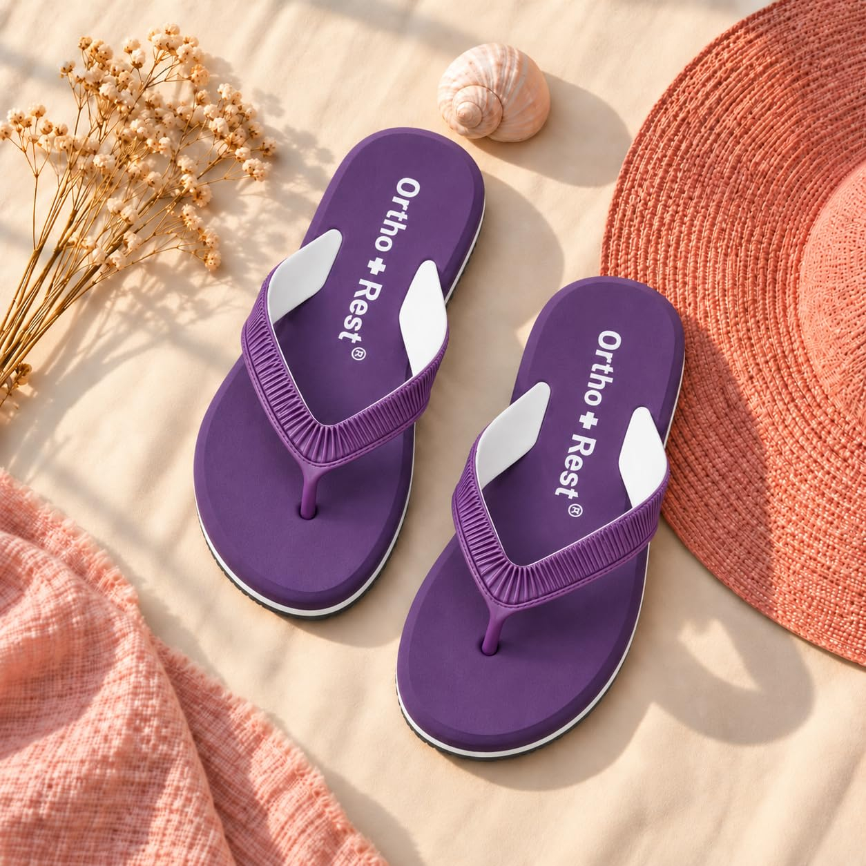 RestStride Women's Orthopedic Comfort Flip-Flops - Image 49