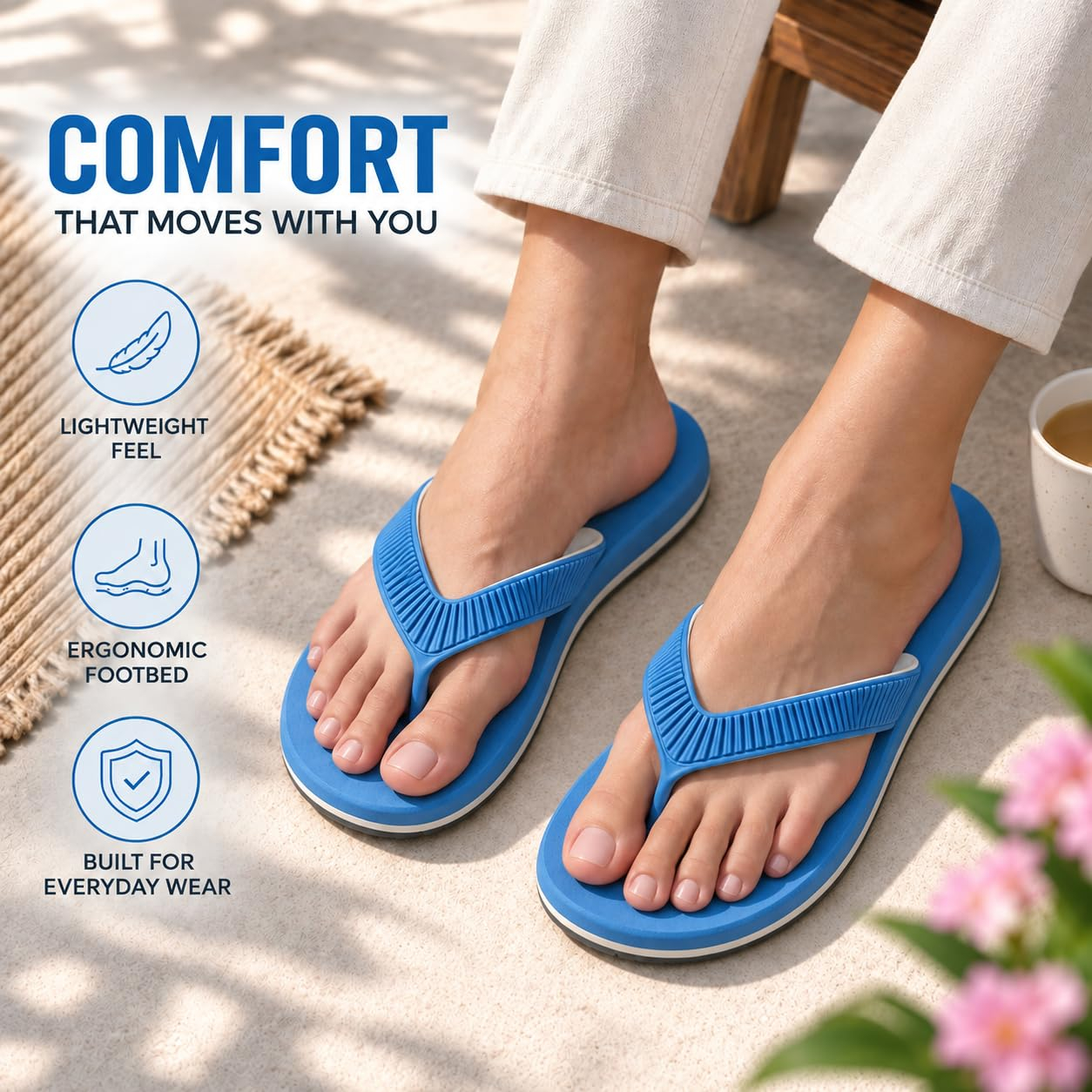 RestStride Women's Orthopedic Comfort Flip-Flops - Image 52