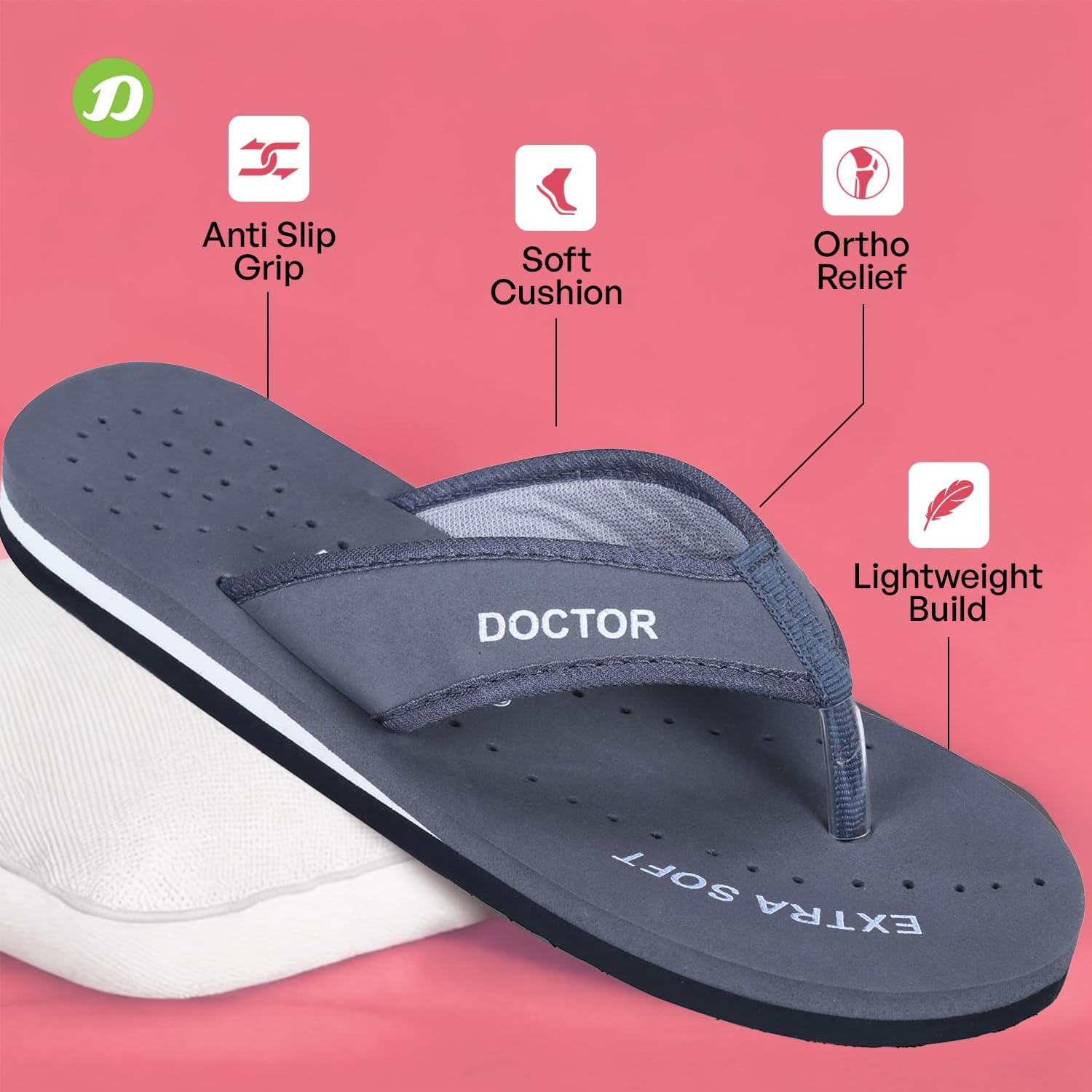 CushionWay Women's Orthopedic Comfort Flip-Flops - Image 39