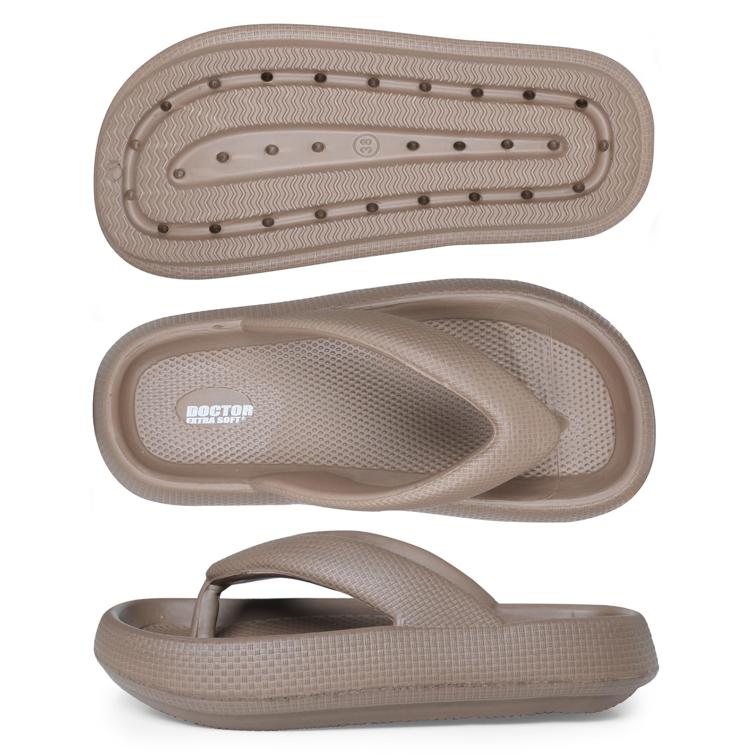 RelaxArc Women's Cushioned Flip-Flops - Image 8