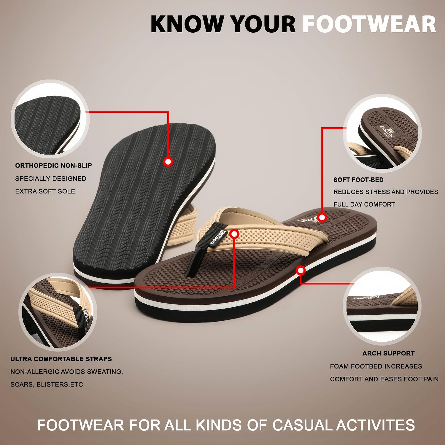 WarmNest Women's Cushioned Flip-Flops - Image 14