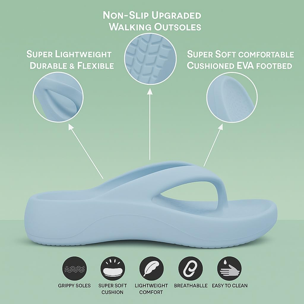 LightWalk Women's Orthopedic Comfort Flip-Flops - Image 12