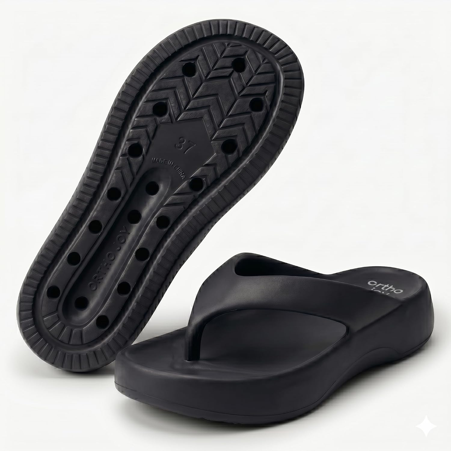 LightWalk Women's Orthopedic Comfort Flip-Flops - Image 47