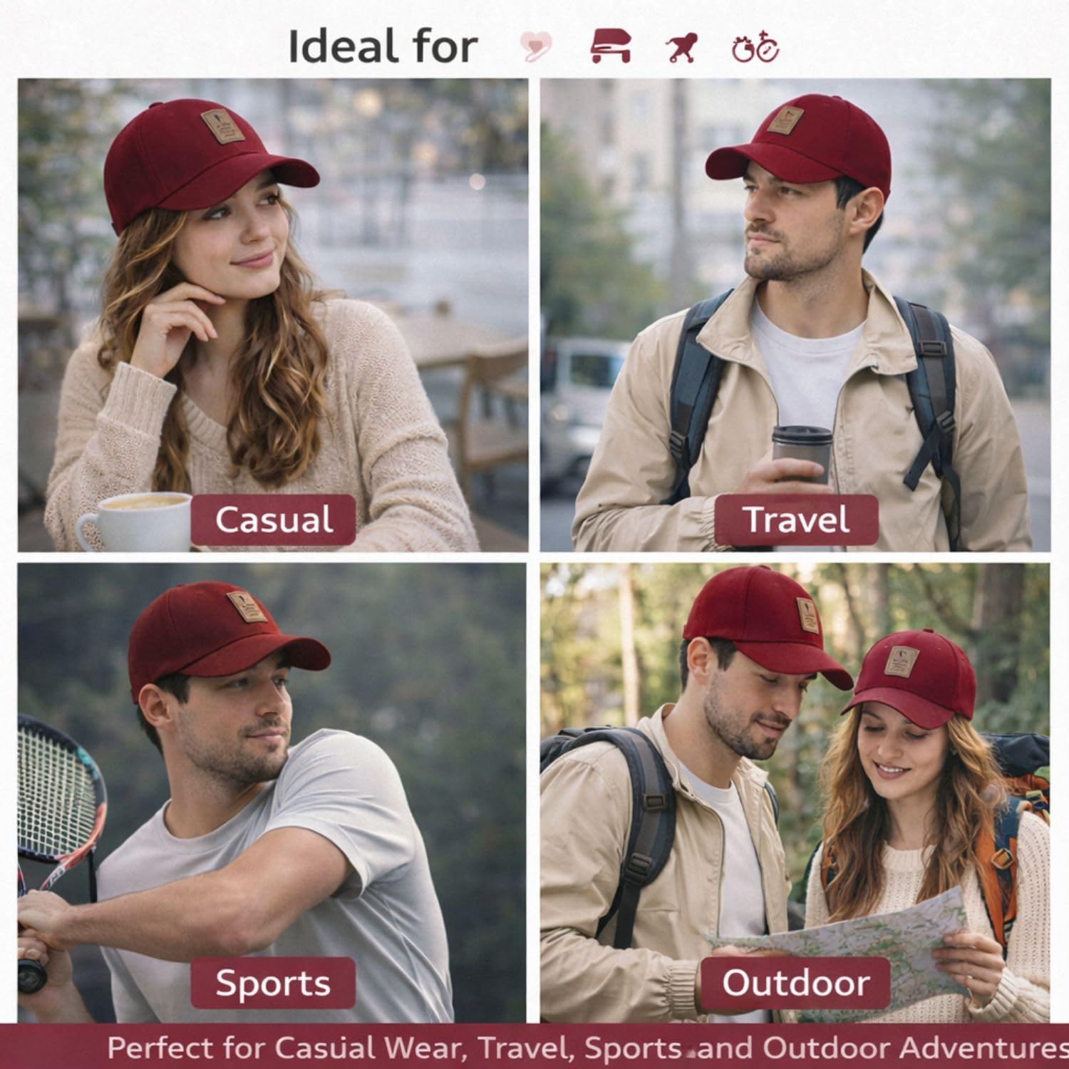 UrbanPair Unisex Baseball Cap - Image 54