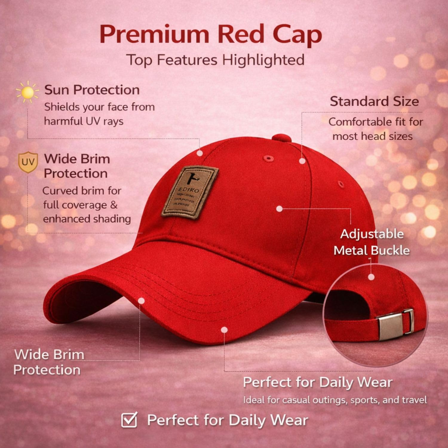 UrbanPair Unisex Baseball Cap - Image 69